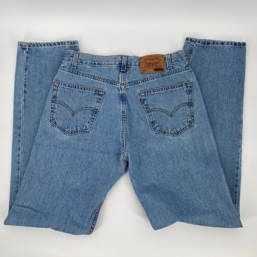 Vintage Levi's 505 Jeans Regular Fit Straight Leg 34x36 - Date Code 3/2001 - Y2K - Picture 6 of 12
